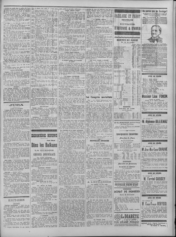 26/11/1912 - La Dépêche républicaine de Franche-Comté [Texte imprimé]