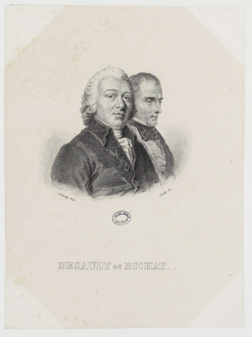 Desault et Bichat [image fixe] / Geille Sc.  ; J. Boilly del 1780/1790