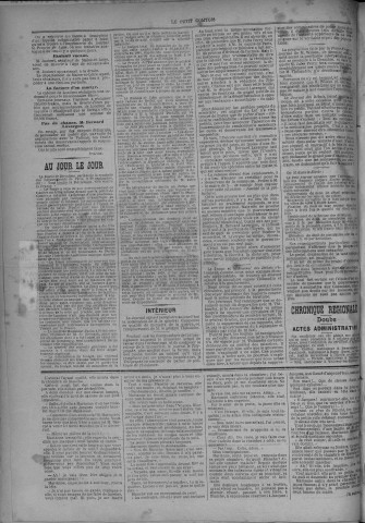11/10/1883 - Le petit comtois [Texte imprimé] : journal républicain démocratique quotidien