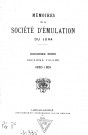 01/01/1930 - Mémoires de la Société d'émulation du Jura [Texte imprimé]