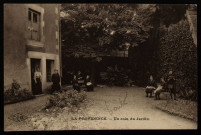 La Providence. - Un coin du Jardin [image fixe] , Besançon : Etablissements C. Lardier ; C-L-B, 1915/1926