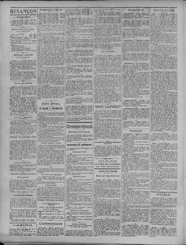25/07/1923 - La Dépêche républicaine de Franche-Comté [Texte imprimé]