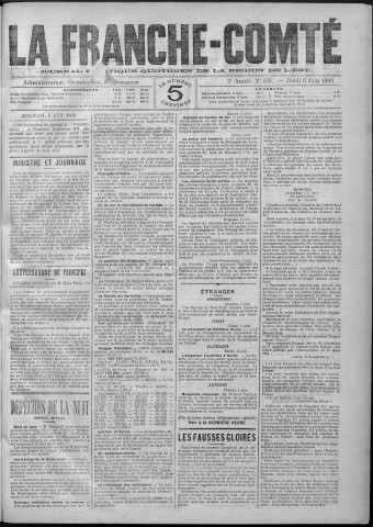 06/06/1889 - La Franche-Comté : journal politique de la région de l'Est