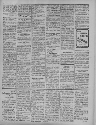 04/08/1920 - La Dépêche républicaine de Franche-Comté [Texte imprimé]