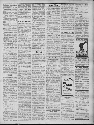 05/10/1931 - La Dépêche républicaine de Franche-Comté [Texte imprimé]