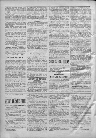 19/07/1888 - La Franche-Comté : journal politique de la région de l'Est