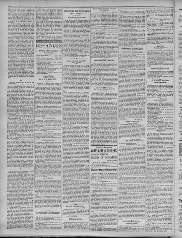 17/07/1927 - La Dépêche républicaine de Franche-Comté [Texte imprimé]