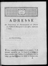 Adresse du Directoire du département du Doubs aux districts et municipalités de son ressort, relativement à l'impot. [6 Juillet 1790]