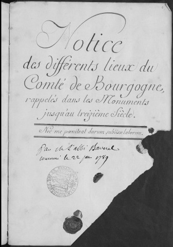 Ms Académie 49 - Trente-huitième volume : années 1788-1789. — Histoire