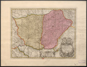 Utriusque Burgundiae tum Ducatus, tum Comitatus descriptio. 10 milliaria gallica. 8 milliaria germanica. [Document cartographique] , Amsterdam : G. Valk et P. Schenk, 1700/1799