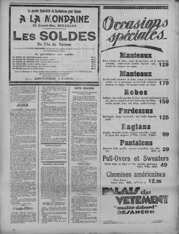 08/12/1928 - La Dépêche républicaine de Franche-Comté [Texte imprimé]