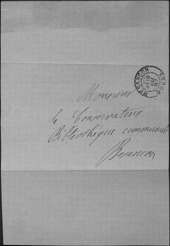 Ms Granvelle 70 - « Lettres et papiers de l'ambassade de Jean de Sainct Mauris en France... » (4 décembre 1544-1582)