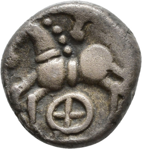 857.62.1 - pièce de monnaie ; quinaire
