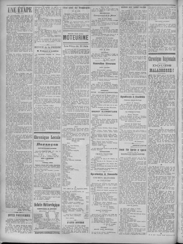 26/06/1913 - La Dépêche républicaine de Franche-Comté [Texte imprimé]