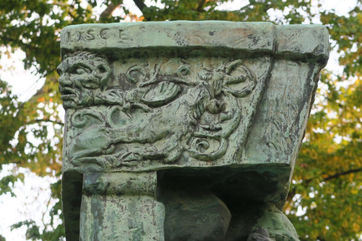 Sculpture ; Monument à Louis Pergaud
