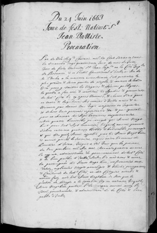 Registre des délibérations municipales 24 juin 1663 - 31 décembre 1666