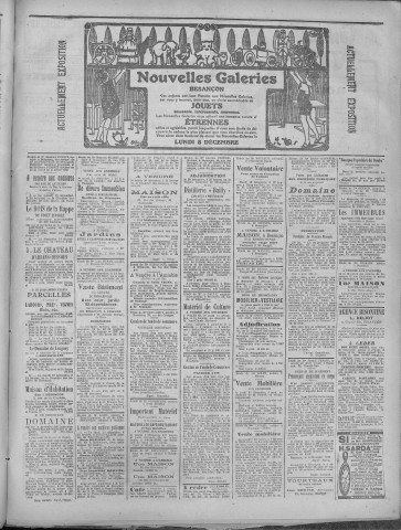 07/12/1919 - La Dépêche républicaine de Franche-Comté [Texte imprimé]