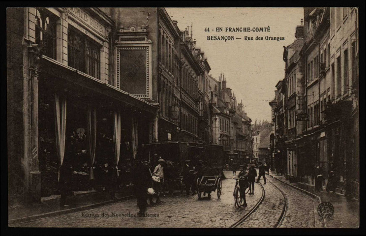 Besançon - Rue des Granges [image fixe] , Besançon : Edition des Nouvelles Galeries, 1904-1930