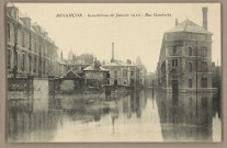 Besançon - Inondations de Janvier 1910 - Rue Gambetta. [image fixe] , 1904/1910