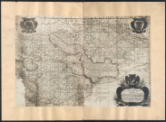 Carte générale de la Comté de Bourgogne, dédiée à Monseigneur le Duc de Duras, ...gouverneur et lieutenant général pour Sa Majesté de ladite Comté de Bourgogne...rev., corr. et augm. par ses ordres en l'année 1674. [Document cartographique] , 1674
