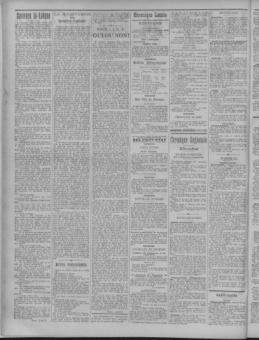 05/11/1909 - La Dépêche républicaine de Franche-Comté [Texte imprimé]