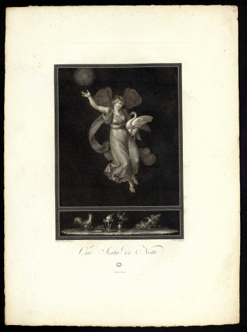 Ora Sesta di Notte [image fixe] / Raphael Sanzio d'Urb. Inv. N.Tomas Sculp.  ; Imprimé par Damour. : Damour, 1806