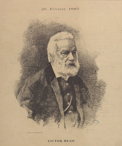 Victor Hugo - 26 février 1885 [image fixe] / Fernand Desmoulin , Paris, 1885