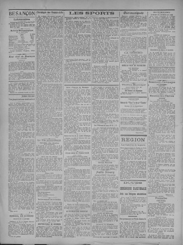 05/01/1921 - La Dépêche républicaine de Franche-Comté [Texte imprimé]