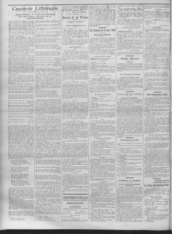 03/08/1908 - La Dépêche républicaine de Franche-Comté [Texte imprimé]