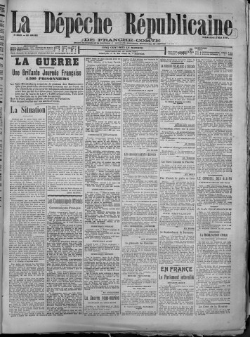 06/05/1917 - La Dépêche républicaine de Franche-Comté [Texte imprimé]