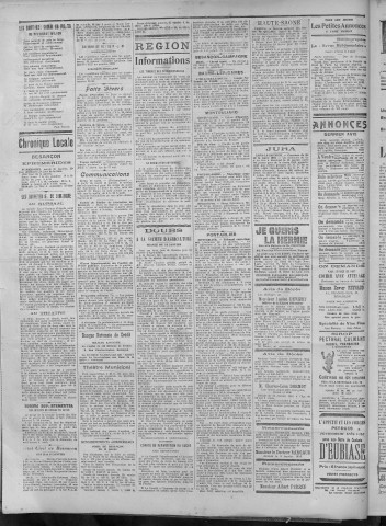15/01/1918 - La Dépêche républicaine de Franche-Comté [Texte imprimé]