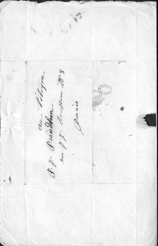 Ms 2976 : Tome V - Lettres et pièces diverses reçues par Proudhon à l'occasion de son activité de représentant du peuple, juin 1848 - mars 1849