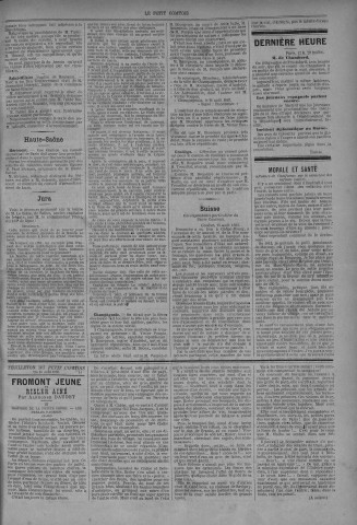 16/08/1883 - Le petit comtois [Texte imprimé] : journal républicain démocratique quotidien