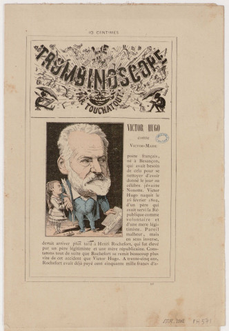 Victor Hugo [image fixe] / B. Moloch , Paris, 1881