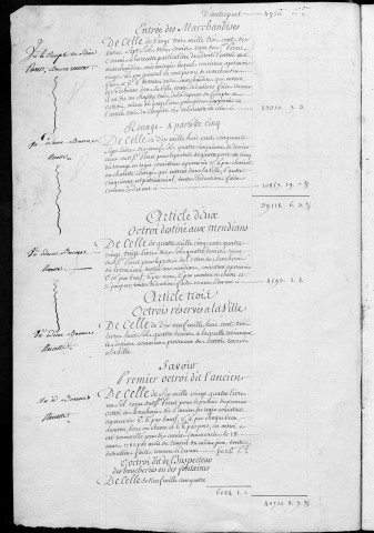 Comptes de la Ville de Besançon, recettes et dépenses, Compte de Pierre Bourdarye (1788) (double du précédent)