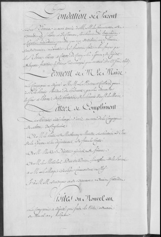 Registre des délibérations municipales 1er janvier - 31 décembre 1779