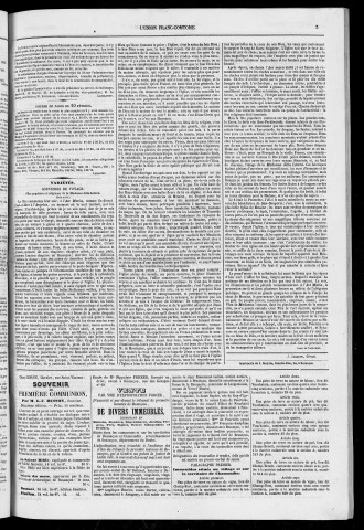 22/02/1851 - L'Union franc-comtoise [Texte imprimé]