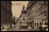 Besançon - Besançon - Place et Statue Jouffroy. [image fixe] , 1904/1930
