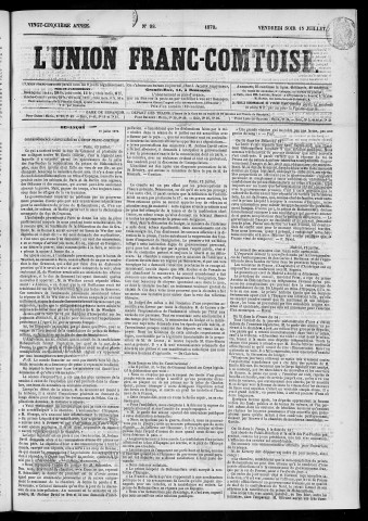 15/07/1870 - L'Union franc-comtoise [Texte imprimé]