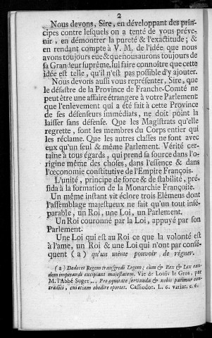 Très humbles et très respectueuses remontrances que présentent au roi...les gens tenans sa Cour de Parlement à Rouen [4 juillet 1760]