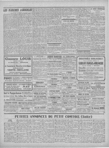 31/08/1927 - Le petit comtois [Texte imprimé] : journal républicain démocratique quotidien