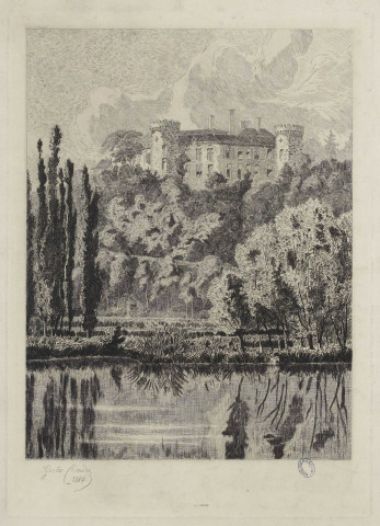 [Château de Ray-sur-Saône] [estampe] / Gaston Coindre, 1884 , [S.l.] : [s.n.], 1884