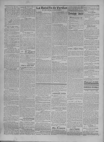 28/02/1916 - La Dépêche républicaine de Franche-Comté [Texte imprimé]