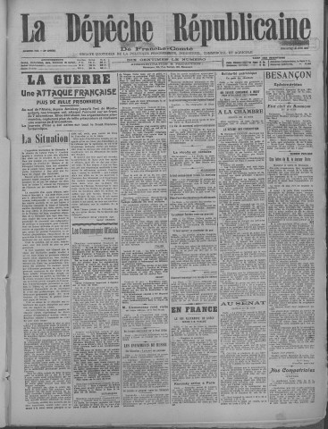30/06/1918 - La Dépêche républicaine de Franche-Comté [Texte imprimé]
