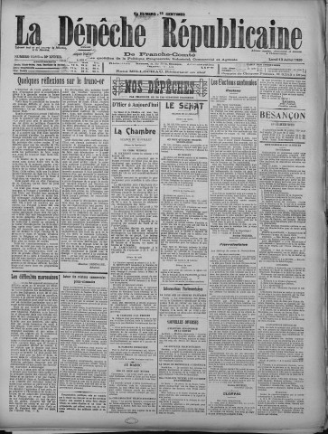 13/07/1925 - La Dépêche républicaine de Franche-Comté [Texte imprimé]