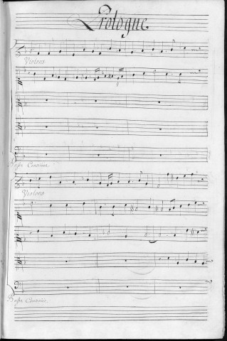 Les festes de l'Amour et de Bacchus. Pastoralle / musique de Jean-Baptiste Lully