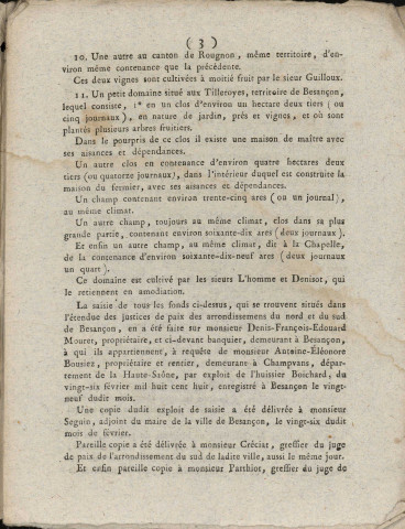 27/03/1808 - Feuille d'avis autorisée par arrêté de M. le Préfet du département du Doubs