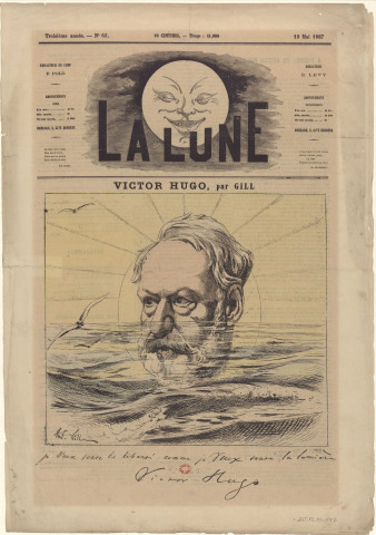Victor Hugo [image fixe] / par Gill , Paris : La Lune, 1867