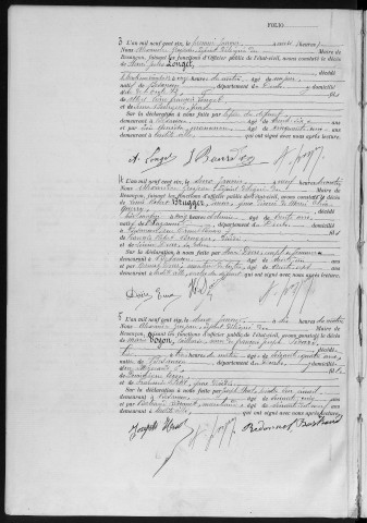 Registre des décès, 1906