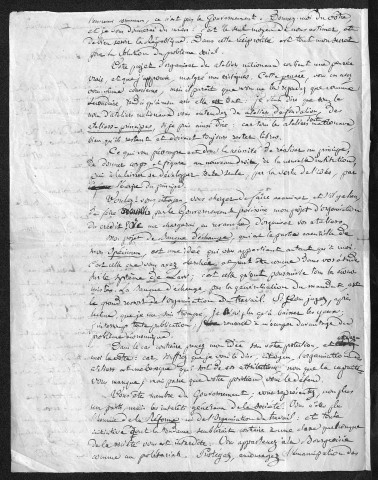 Ms 2936 : Tome III - Lettres et brouillons de lettres envoyées par P.-J. Proudhon : Besson à Girardin